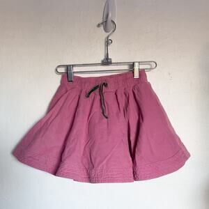 Mini Boden Corduroy Circle Skirt Pink Floral Flowers Elastic Drawstring 6-7y